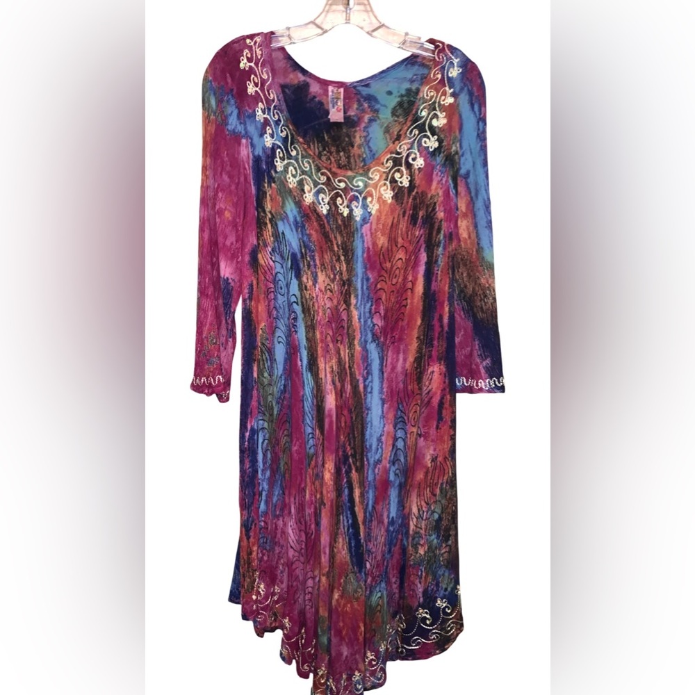 India Boutique Bohemian Hippie Chick Dress One Size Fits Most